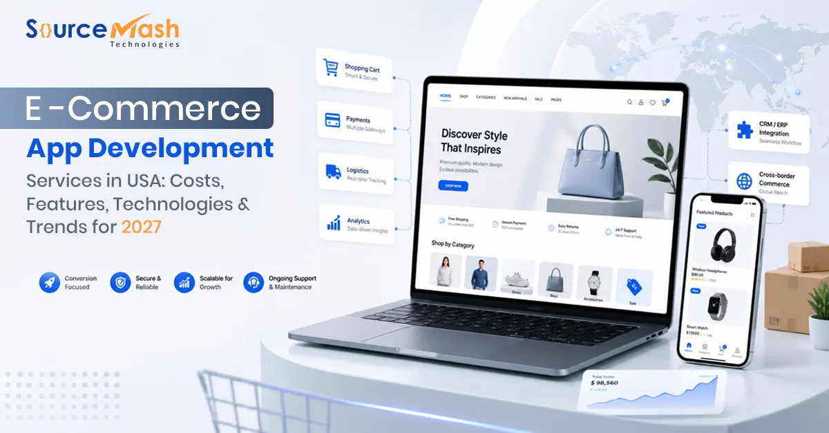 eCommerce App Development Services USA: Costs & Features